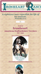 Mobile Screenshot of ironheartk9s.com